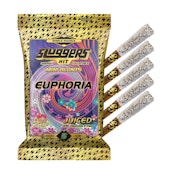 Sluggers - 0.7g Infused Mini BLUNTS 5 Pack (Euphoria-Sativa)