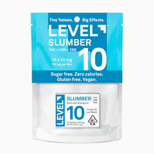 LEVEL+ - LEVEL - Indica - Slumber - 10pk - (100 mg)