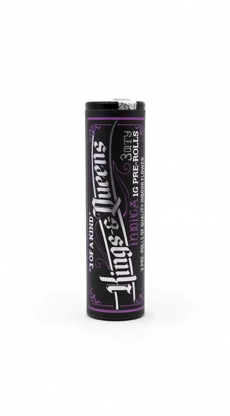 Kings & Queens - Mixed Indica | Preroll | 1g x 3pk | Kings and Queens Main Image