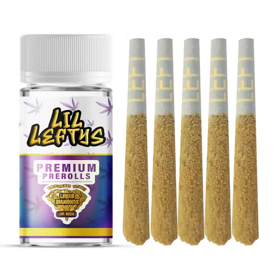 LIL LEFTY'S - Grape Cookies | Preroll Infused | 0.75g x 5pk | Lil Leftys Main Image