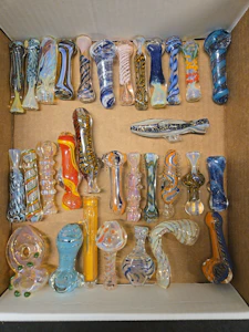 Shock and Awe - Handblown Glass Pipes - Small