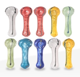 SMOKEZONE420 - Glass - 3" Assorted Small Hand Pipe