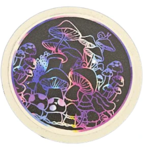 STRAINS OF THE EARTH - Strains Of The Earth| Small Mushroom Sticker Main Image
