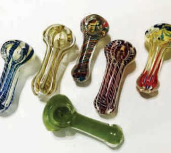 TIGER BY DESIGN - Small Glass Hand Pipe