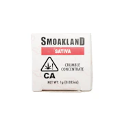 Smoakland - 1g Crumble (Red Congolese-Sativa)