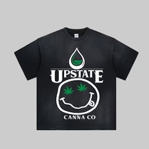 Upstate Canna Co - Upstate canna co smile T-shirt | Medium