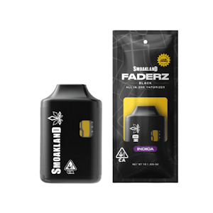 SMOAKLAND - Faderz Black -Live Resin AIO Vape - Skywalker OG (I) - 1g