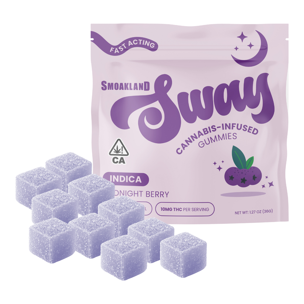 Smoakland | Midnight Berry | Sway | Gummies 10pk | 100mg