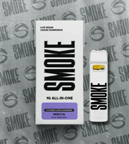 Smoke - Grape Drank -Indica- 79.53% THC| 1g AIO Live Liquid Diamond/Resin (Vape Cartridge) | Smoke   -RR7