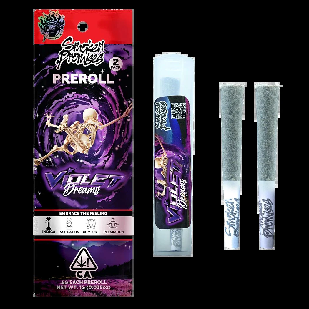 Smoken Promises - Smoken Promises - 2pk Prerolls - Violet Dreams Main Image
