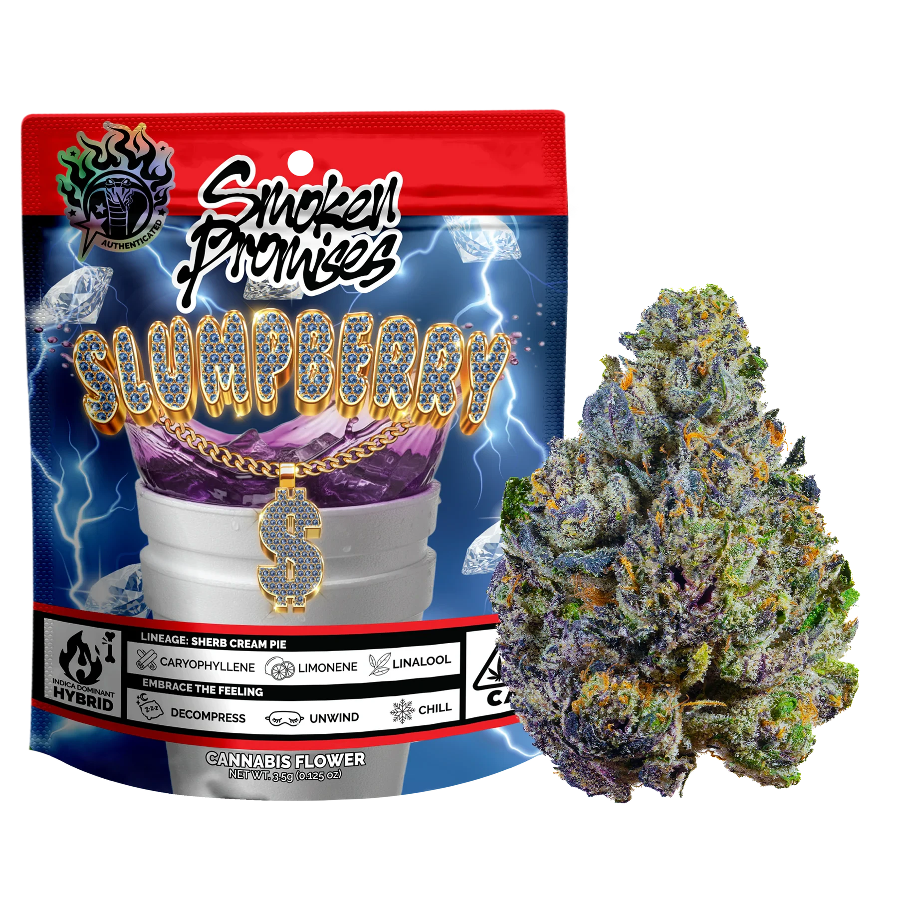 Smoken Promises - [Smoken Promises] Flower 3.5g - Slumpberry (H) Main Image