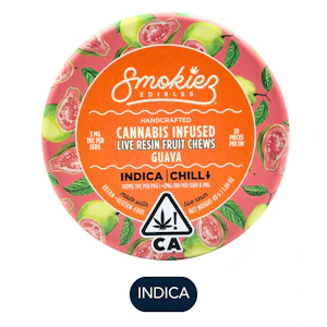 SMOKIEZ - Smokiez - Live Resin - Chill - Guava - Gummies - 20pk - 100mg