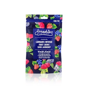 SMOKIEZ - SMOKIEZ - Edible - Sour Jamberry - Fruit Chews - 100MG 