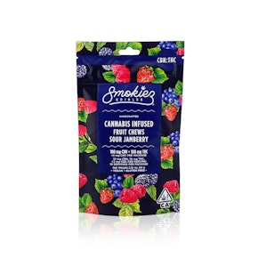 SMOKIEZ - Edible - Sour Jamberry - THC/CBN - 1:1