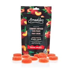 SMOKIEZ - SMOKIEZ | SOUR PEACH - 10PK | EDIBLE | 100MG