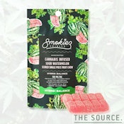 Smokiez - THC Single Scored Fruit Chews - Sour Watermelon - 100mg