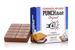 Smores Milk Chocolate Punch Bar - 100MG