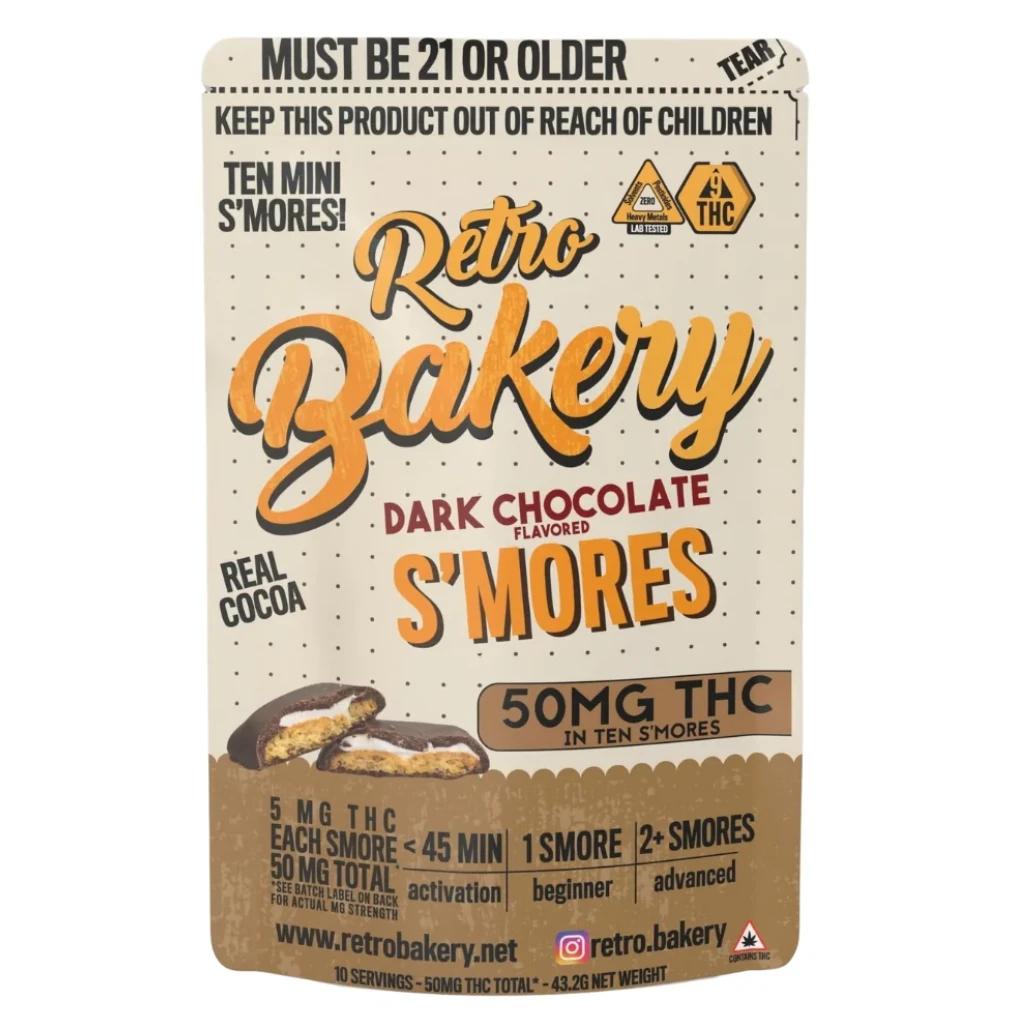 RETRO BAKERY -  Retro Bakery | Dark Chocolate S'mores | 5mg THC Main Image