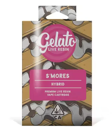 Gelato - Smores (H) 87.77%THC | Gelato | 1ml Live Resin Main Image