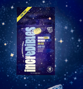 INCREDIBLES - Snoozzzeberry 5:1 THC:CBN Gummy 10pk - 100mg