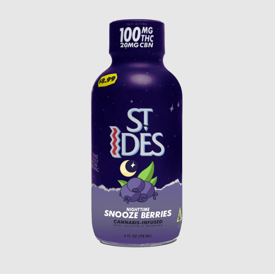 ST IDES - St. Ides - Indica - 5:1 Snooze Berries - THC Shot - (100mg THC/20mg CBN) Main Image
