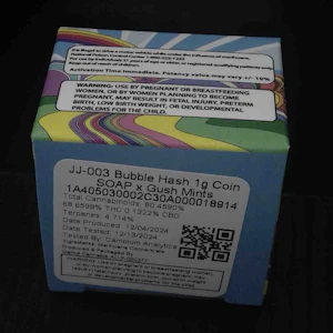 BROTHER NATURE BRANDS - Brother Nature-Bubble Hash-Pure Ice Water Hash- Soap X Gush Mints-1g-THC 68.65%