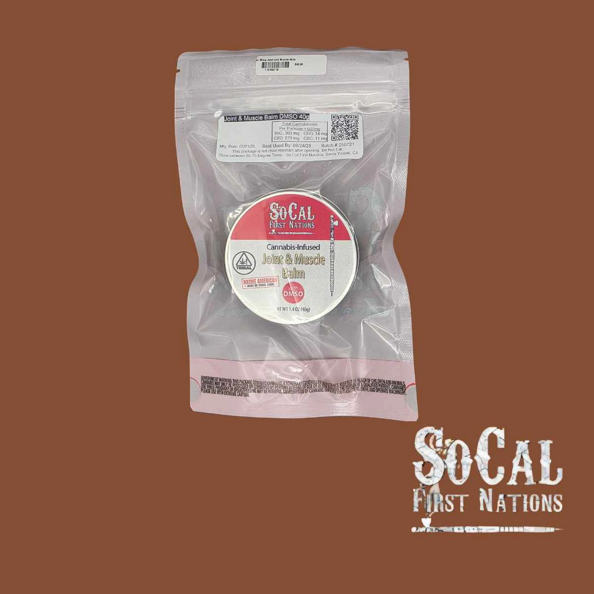 Socal First Nations - So Cal 40mg Joint and Muscle Balm Main Image