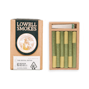 Lowell Smokes | 3.5g Pre Roll Pack | The Social Sativa
