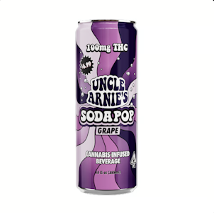 Uncle Arnie's - Uncle Arnie’s - 12oz 100mg Grape Soda