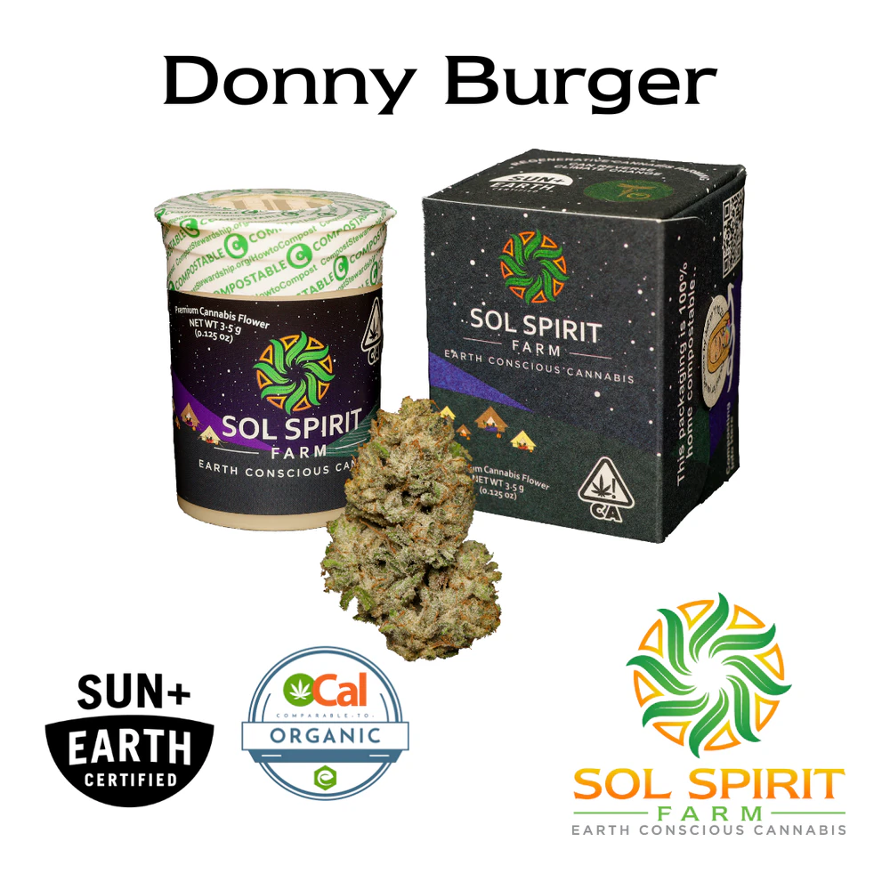 Sol Spirit - Sol Spirit | Donny Burger | Sungrown Flower | 1/8oz Main Image