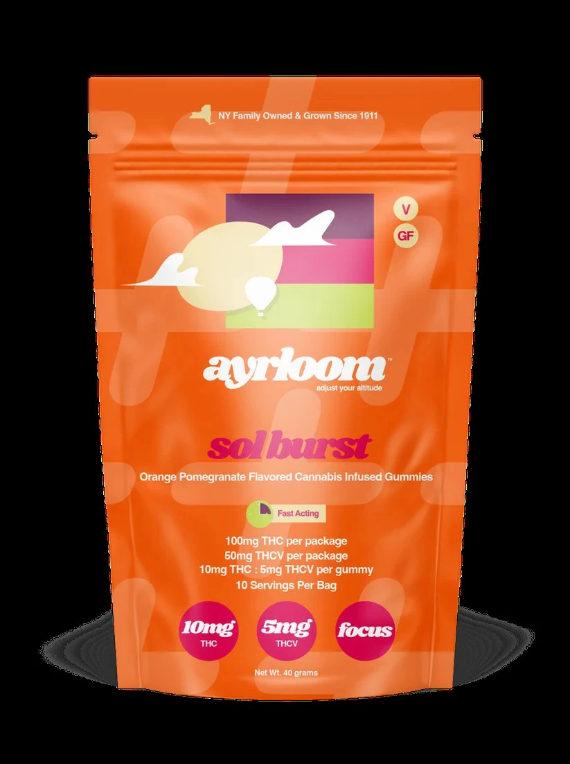 ayrloom - Ayrloom - Sol Burst - Gummy - 10 x 10mg Main Image
