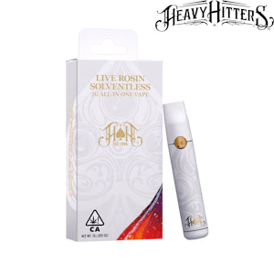 HEAVY HITTERS - Moroccan Peaches Live Rosin All in One Vape