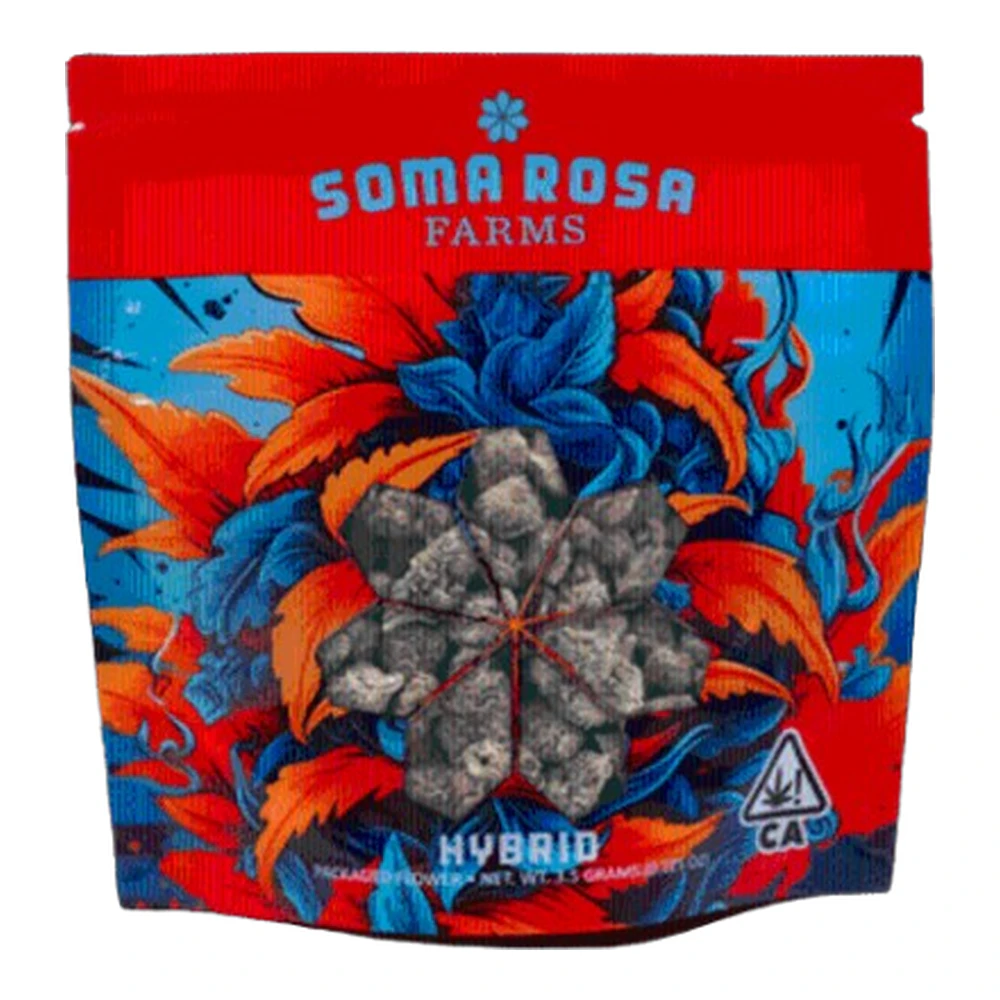 Soma Rosa Farms - Soma Rosa | Diamond Drip | Sungrown Flower | 1/8oz Main Image