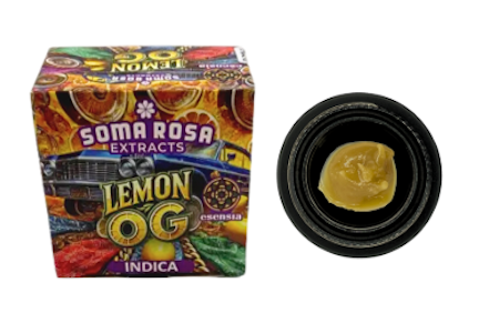 SOMA ROSA FARMS - Soma Rosa | Lemon OG | Live Rosin | 1g