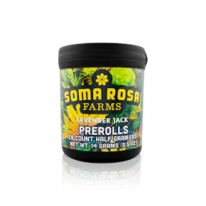 SOMA ROSA - Preroll - Lavender Jack - 28 Pack - 14G