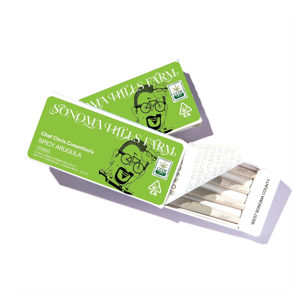 Sonoma Hills Farm - Sonoma Hills Farm | Spicy Arugula Blend | Sungrown Pre-Roll 4pk | 3.2g Main Image