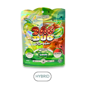 ABX - ABX - Dab Duos Rosin - Sours Apple x Watermelon - Gummies - 10pk - 100mg