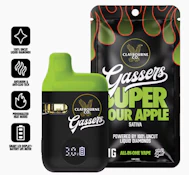 Claybourne | Super Sour Apple (1g) - Gassers All-In-One Liquid Diamonds Vape