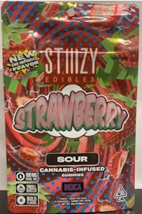 STIIIZY - STIIIZY Sour Strawberry 100mg Gummies