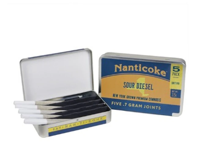 Nanticoke - Sour Diesel -Sativa- 26.57% THC | Pre-Roll 5pk 3.5g | Nanticoke   --gg7 back