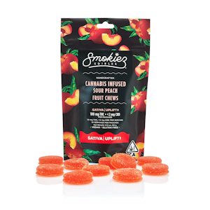 SMOKIEZ - SMOKIEZ | SOUR PEACH - 10PK | EDIBLE | 100MG
