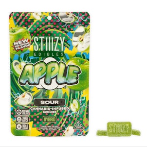 STIIIZY - STIIIZY Sour Apple 100mg Gummies