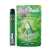1G Kushy Punch Vape - Sour Apple Blast
