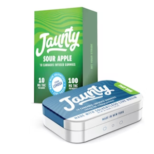JAUNTY - Jaunty- Live Rosin Gummy- Sour Apple 100mg