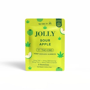 JOLLY - SOUR APPLE 1:1 15PK