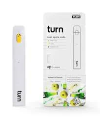 turn - Turn - Sour Apple Seltzer Botanical Disposable 1g Main Image