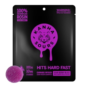 KANHA - KANHA - Vegan Rosin NANO 10mg x 10pcs - Indica Sour Berry Bliss