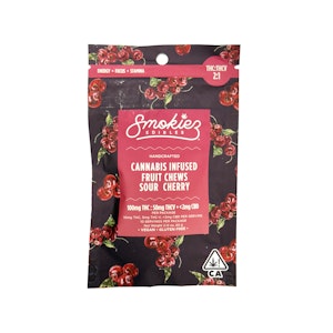 SMOKIEZ - Smokiez Sour Cherry 2:1 THC:THCV Fruit Chews 150mg