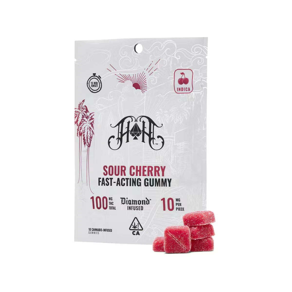 Heavy Hitters - Heavy Hitters | Fast Acting Gummies | Sour Cherry | 100mg Main Image