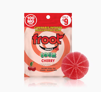FROOT - Froot - Indica - Sour Cherry - Gummies - (100mg)